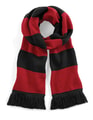 Stadion Sjaal Beechfield B479 Zwart-Rood